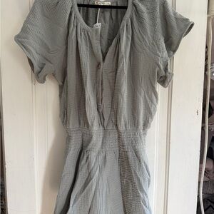 NWT Marine Layer Sage Green Shorts Jumpsuit